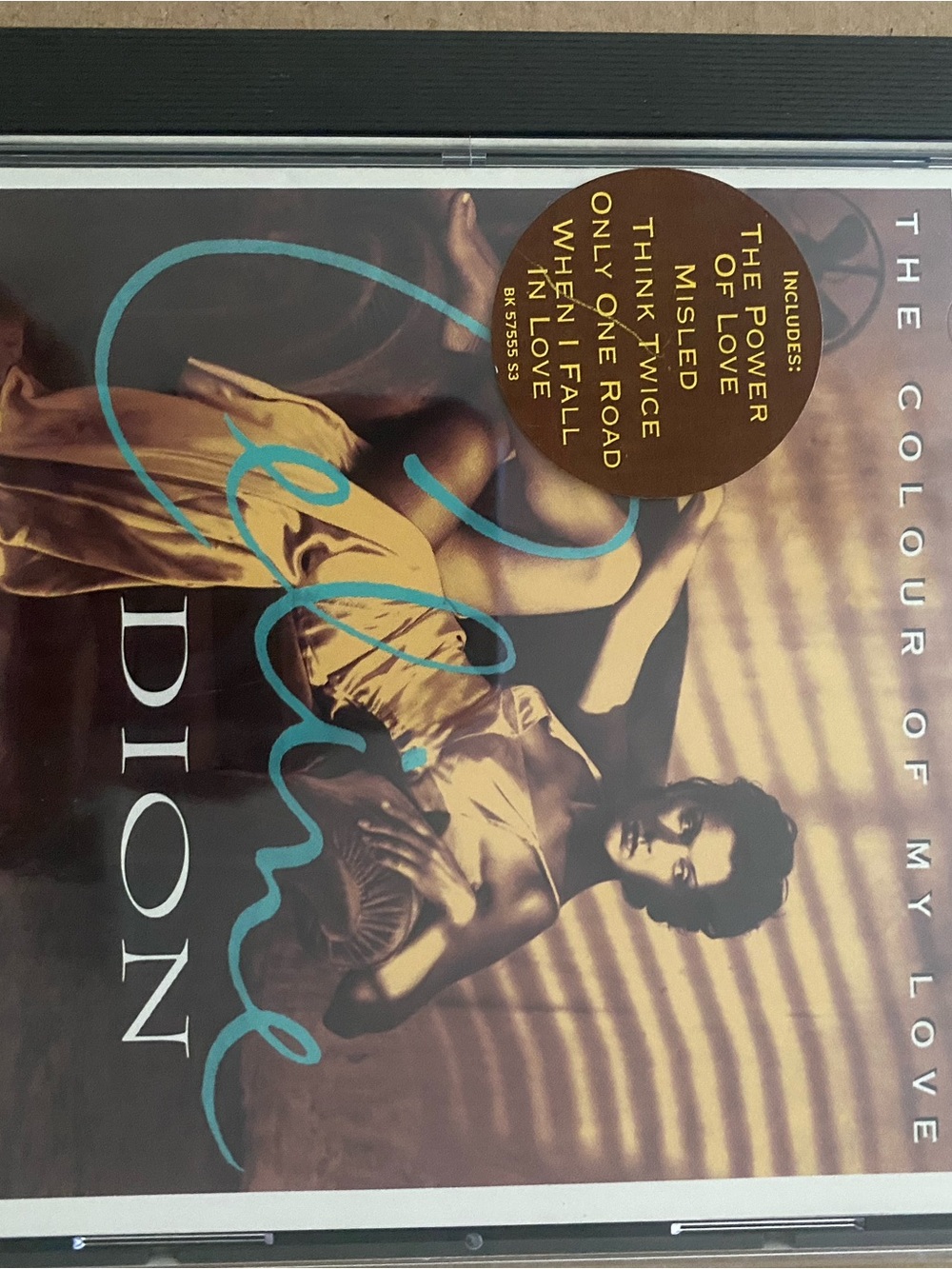 Sony CD Album Cover - Teal, Brown, Gold